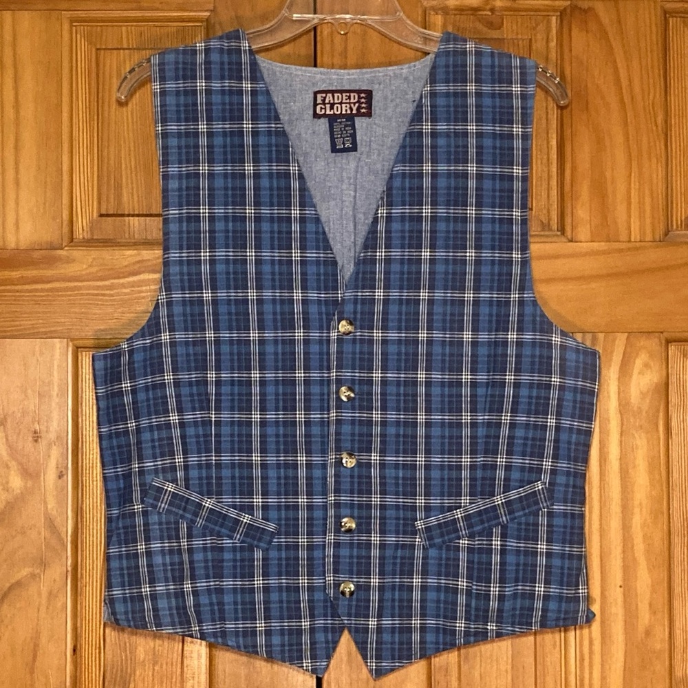 NWOT Vintage Faded Glory Vest Size M